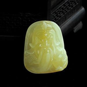 神将蜜蜡吊坠