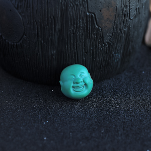 绿松石佛头背云