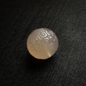 冻料南红回文圆球