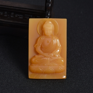 黄龙玉释迦牟尼佛像