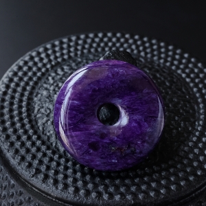 紫龙晶平安扣吊坠