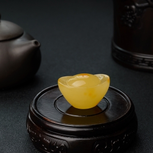 鸡油黄蜜蜡元宝