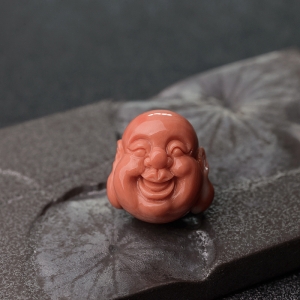 MOMO橘色珊瑚佛头背云