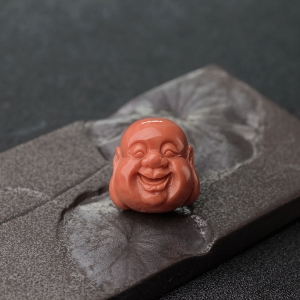 MOMO橘色珊瑚佛头背云