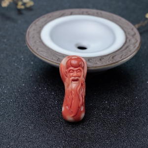 MOMO珊瑚寿星吊坠