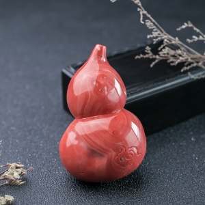 MOMO珊瑚葫芦手把件