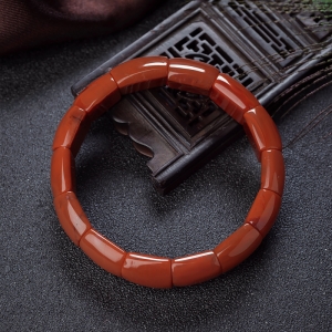 柿子红南红手排