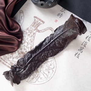 小叶紫檀一鸣惊人笔架