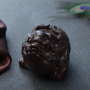 海南黄花梨金蟾摆件