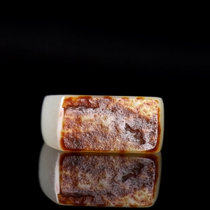 籽料和田白玉扳指