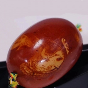 老蜜蜡枣红色枣珠配件