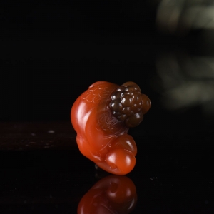黑红南红金玉满堂吊坠