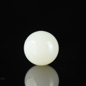 19mm籽料和田白玉圆珠配件