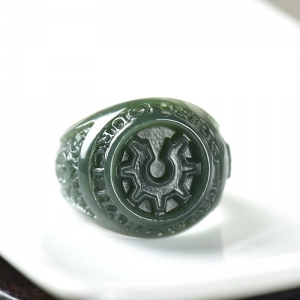 山料和田青玉指环