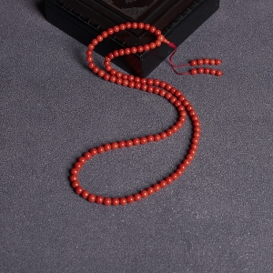 5.5mm沙丁珊瑚108佛珠
