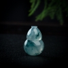高冰种飘花翡翠福禄吊坠-红掌柜