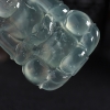 缅甸天然玻璃种翡翠观音吊坠-红掌柜
