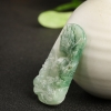 糯冰种飘翠翡翠吊坠-红掌柜