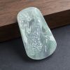 浅绿带春色孔雀吊坠 - 红掌柜珠宝