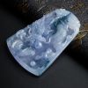 糯冰种紫罗兰飘花龙牌-红掌柜珠宝