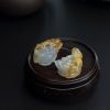 缅甸糯种淡绿翡翠三足金蟾吊坠-红掌柜