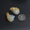 淡绿飘黄翡翡翠三足金蟾吊坠-红掌柜
