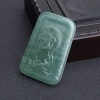 天然糯冰种晴水翡翠一品清廉吊坠-红掌柜