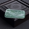 天然糯冰种晴水翡翠一品清廉吊坠-红掌柜