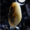天然和田玉三不猴手把件-红掌柜