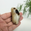 天然籽料俏色和田玉原石-红掌柜