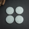 俄料白玉山料梅兰竹菊圆牌套装-红掌柜