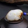 新疆天然籽料和田玉吊坠-红掌柜