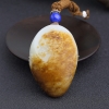 新疆天然籽料和田玉虎吊坠-红掌柜