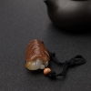 新疆天然和田玉籽料乌龟吊坠-红掌柜