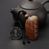 俏色和田玉籽料乌龟吊坠-红掌柜