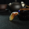 新疆籽料俏色和田玉蝶恋花吊坠-红掌柜