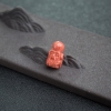 台湾MOMO橘色珊瑚寿星吊坠-红掌柜