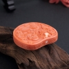 台湾天然momo珊瑚福在眼前吊坠-红掌柜