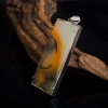 银镶山料俏色黄龙玉水草花吊坠-红掌柜