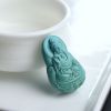天然绿松石大日如来吊坠 - 红掌柜