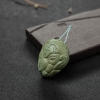 铁线黄绿绿松石象神吊坠-红掌柜