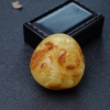 波罗的海天然俏色蜜蜡蝶恋花吊坠-红掌柜