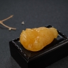 鸡油黄蜜蜡三足金蟾吊坠-红掌柜