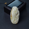 带皮象牙白白蜜寿星吊坠-红掌柜