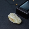 带皮象牙白白蜜吊坠-红掌柜