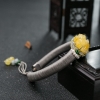 俏色蜜蜡牡丹花手镯-红掌柜