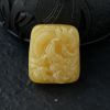 鸡油黄龙牌挂件-红掌柜