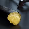 天然金包蜜蜜蜡一品清廉吊坠-红掌柜