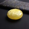 满黄蜜蜡蝴蝶平安扣吊坠-红掌柜