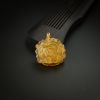 鸡油黄蜜蜡牡丹吊坠-红掌柜